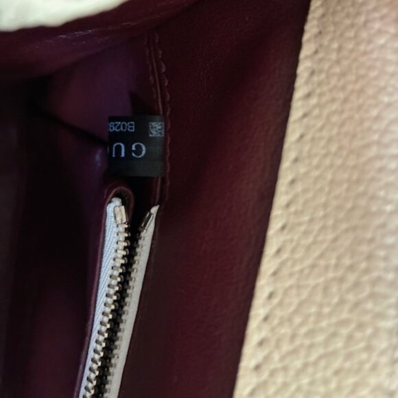 Gucci New GG Zumi Logo Horsebit Grain Leather Top Handle Purse/Whit Shoulder Bag - Picture 9 of 10